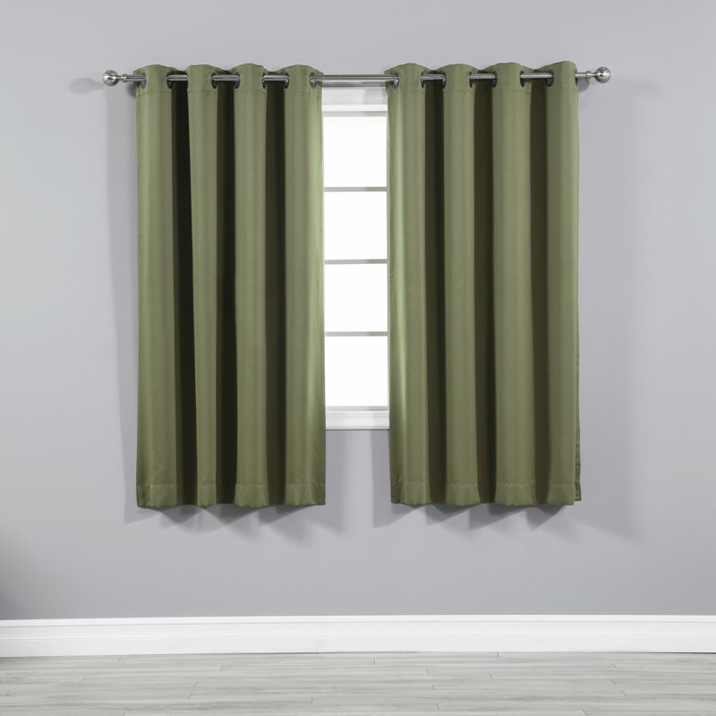 Best Home Fashion, Inc. Solid Blackout Thermal Grommet Curtain Panels